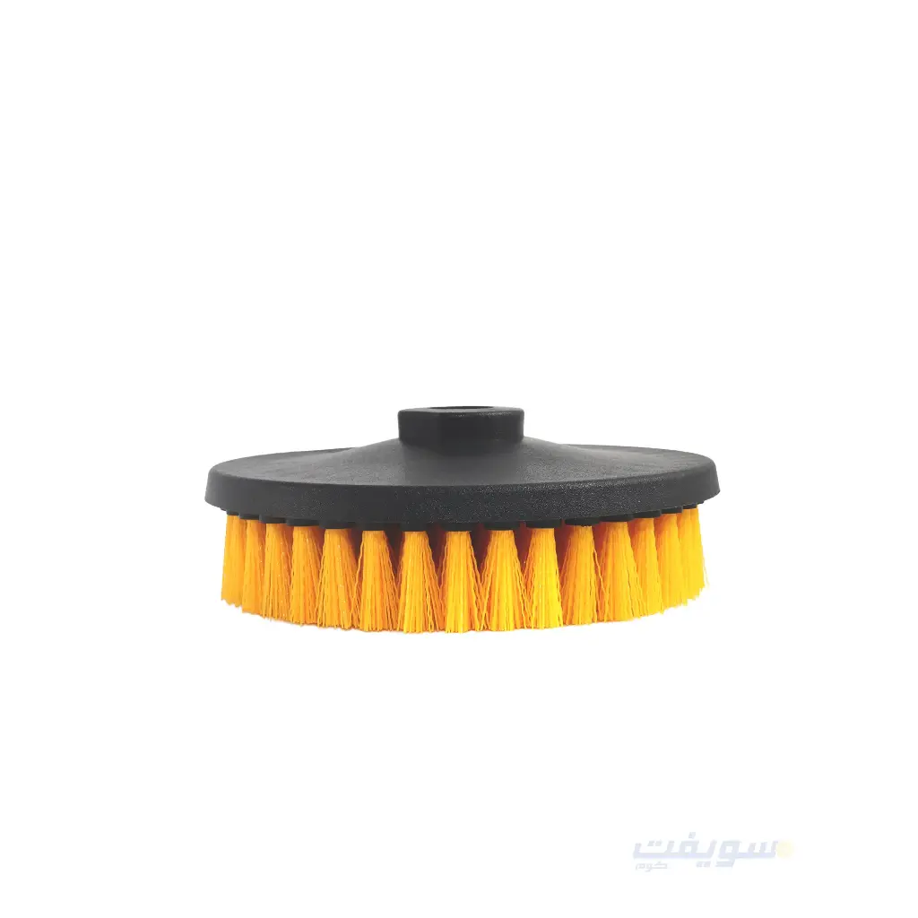  فرشة تنظيف بلاستيك 6 بوصة – شعيرات صفراء متوسطة – للتركيب على الصاروخ من CONVEX 