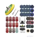 2-Inch Sanding Scotch Pad Set – 270 Multi-Purpose Pieces with Drill and Grinder Accessories