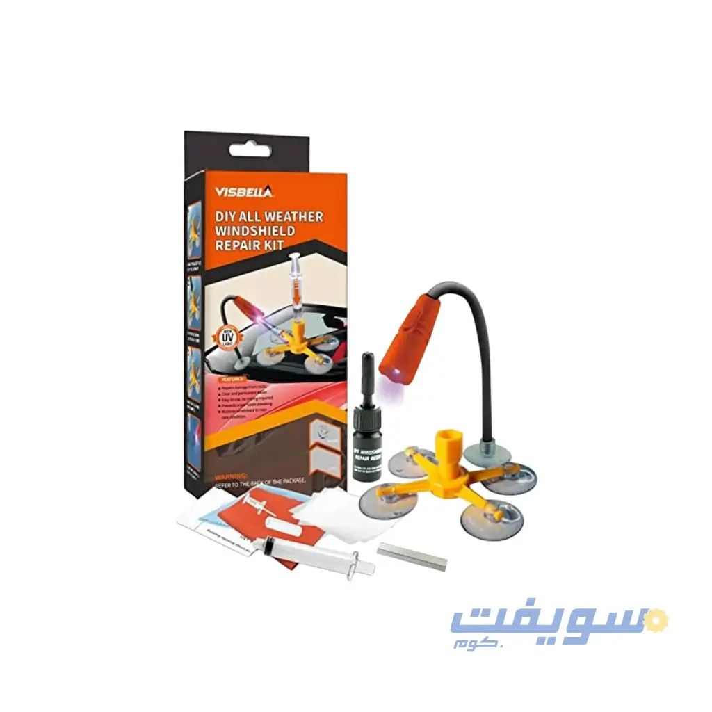 Front Windshield Repair Kit – VISBELLA – For Fixing Cracks and Small Scratches in Minutes!