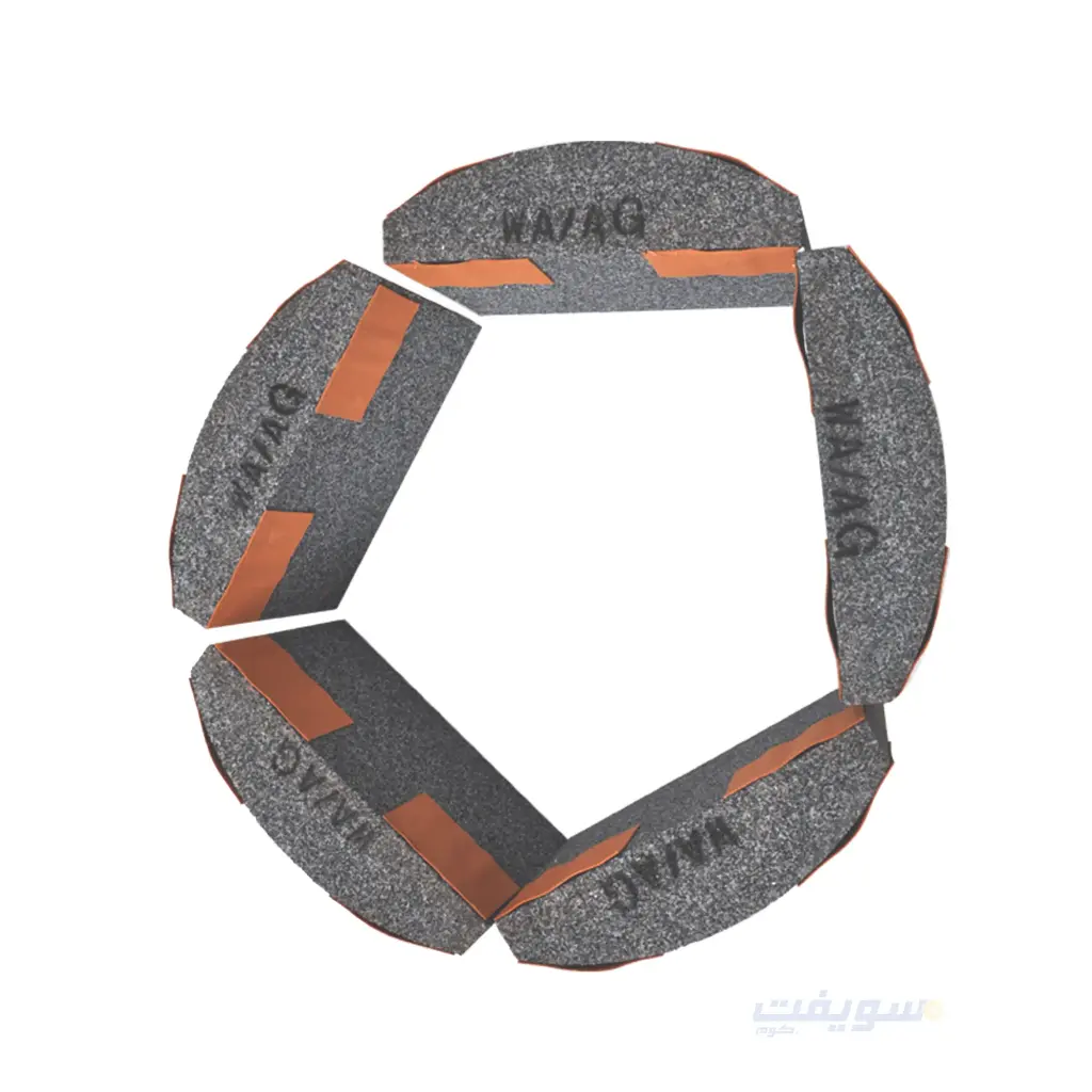 Grey Segment Grinding Stone – Curved – Size 286x201x76 – Code AWA24G