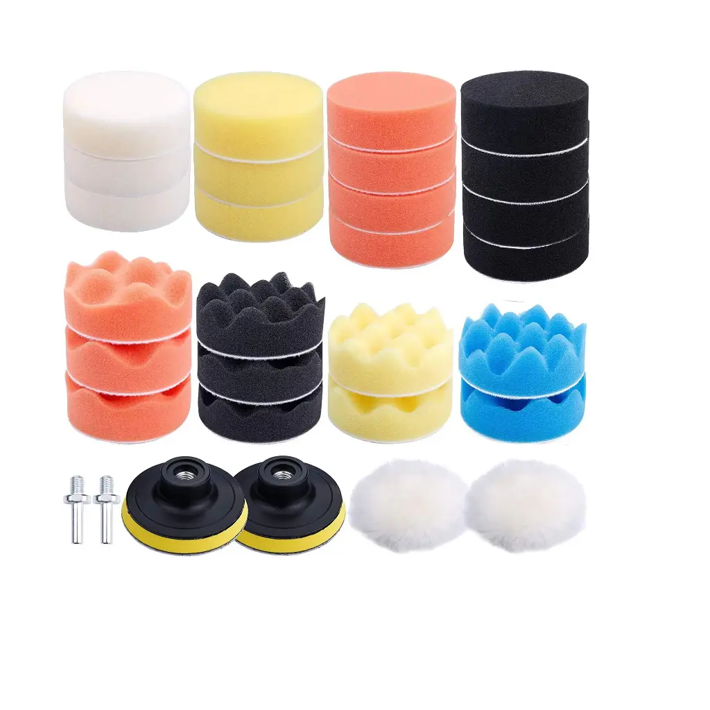Professional Car Polishing Kit – 31 Pieces from Augshy, 3-Inch Diameter