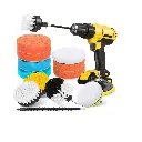 HIWARE Car Cleaning and Polishing Brush Kit – 16 Pieces for Complete Interior Cleaning