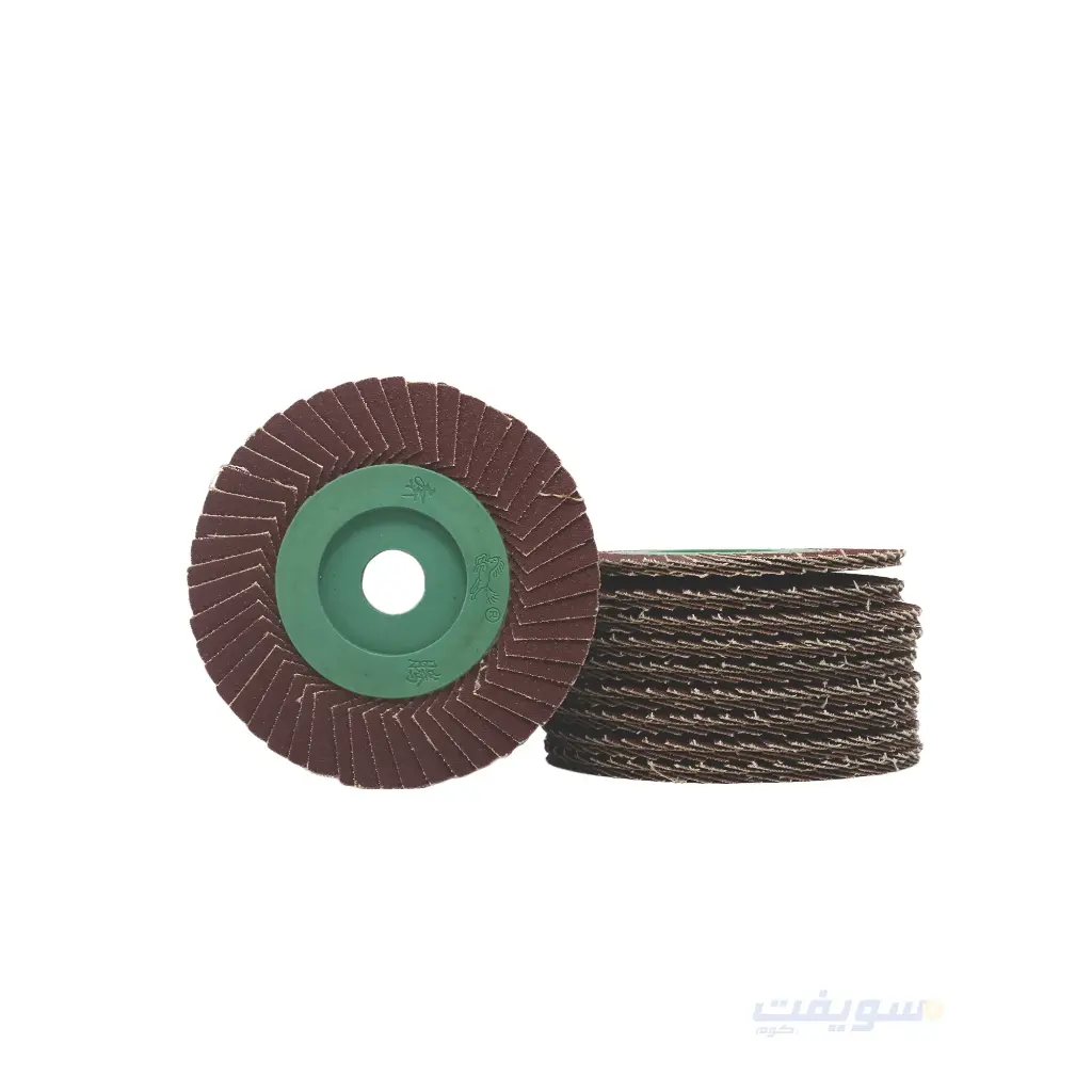 123 Red Tapered Flap Disc for Grooves and Tight Spaces – 4 Inch (Grit 80 / 120 / 180 / 220 / 320) suitable for angle grinders