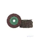 123 Red Tapered Flap Disc for Grooves and Tight Spaces – 4 Inch (Grit 80 / 120 / 180 / 220 / 320)