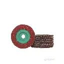 123 Red Ceramic Tapered Flap Disc for Grooves and Tight Spaces – 4 Inch (Grit 80 / 120 / 180 / 220 / 320)
