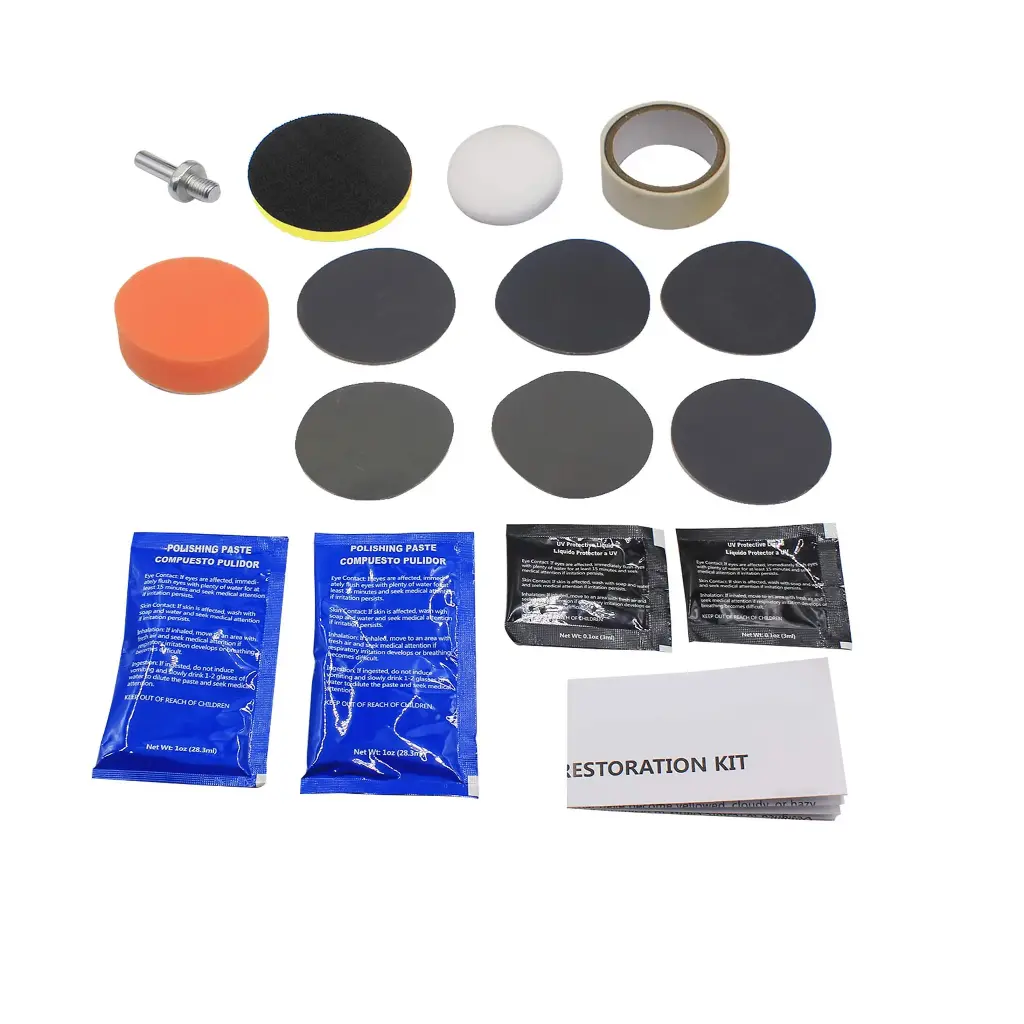 Car Headlight Restoration Kit LAFORMO – Deep Cleaning and Easy, Safe Lens Renewal