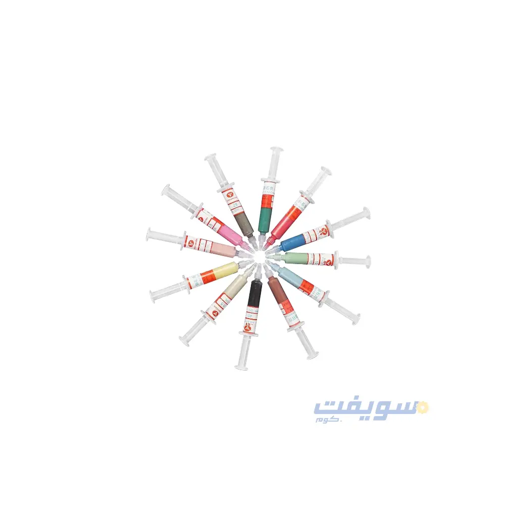 طقم معجون حقن ألماس للتلميع النهائي (أصطمبات)  – 0.5 إلى 50 ميكرون – أساس زيتي