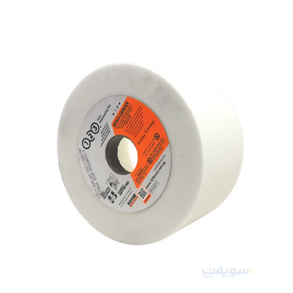 6-Inch White Cup Wheel from 123 – Professional Performance for Hardened Steel Grinding and Precision Shaping