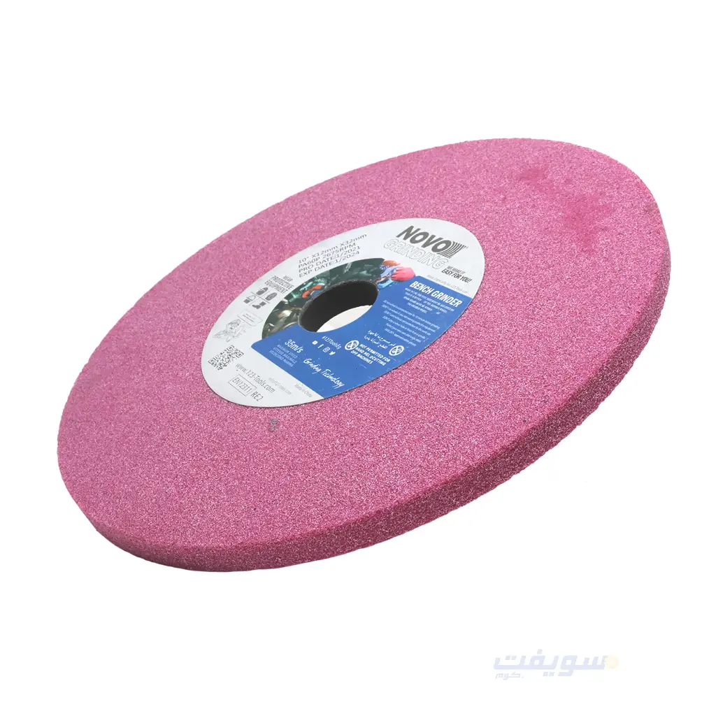 Straight Red/Pink Grinding Stone 10x12x32 – Aluminum Oxide for Heavy-Duty and Precision Work