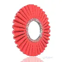 Turkish Red Treated Polishing Disc – Corrugated Linen – 450×200 mm (Medium Stage)