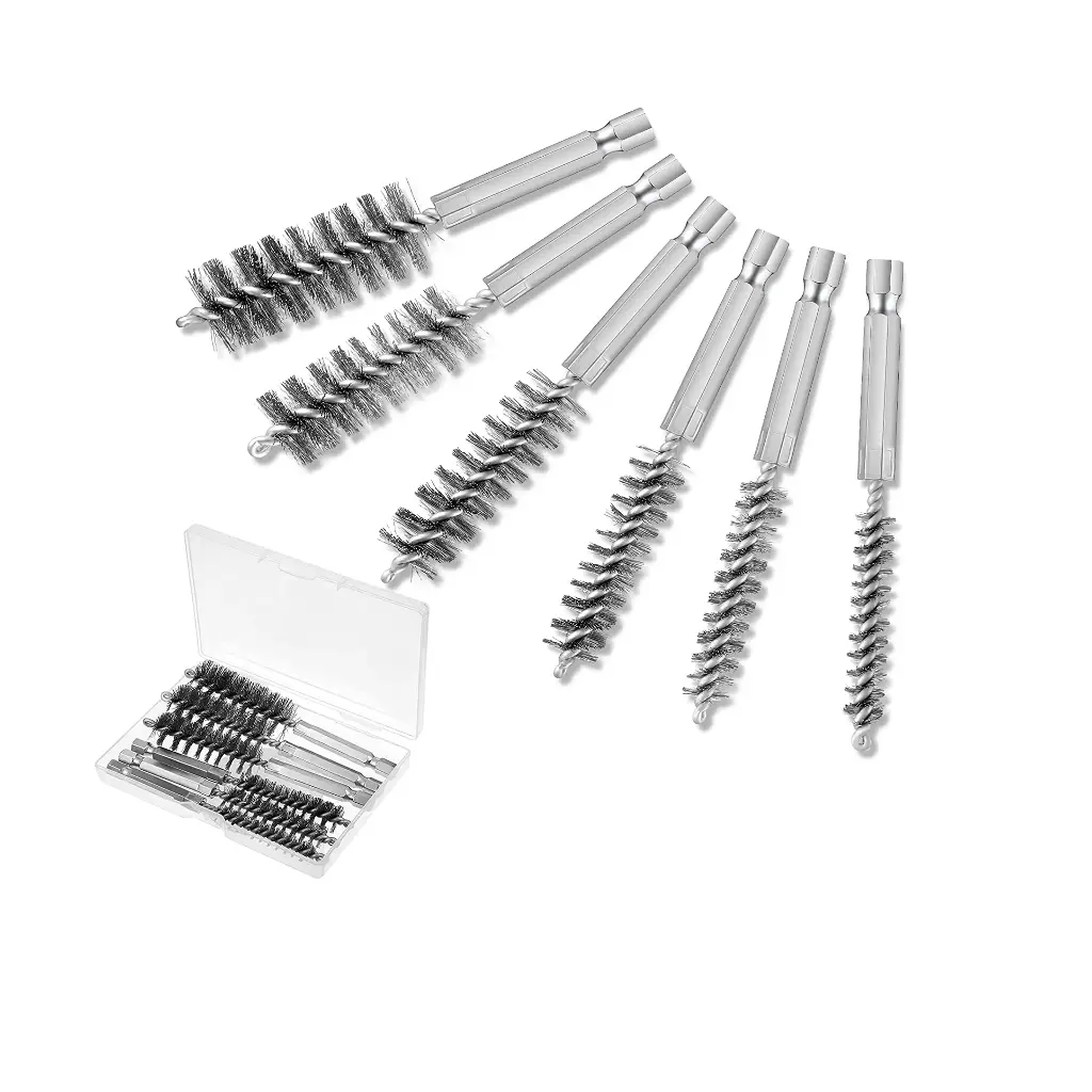 Stainless Steel Drill Cleaning Brush Set