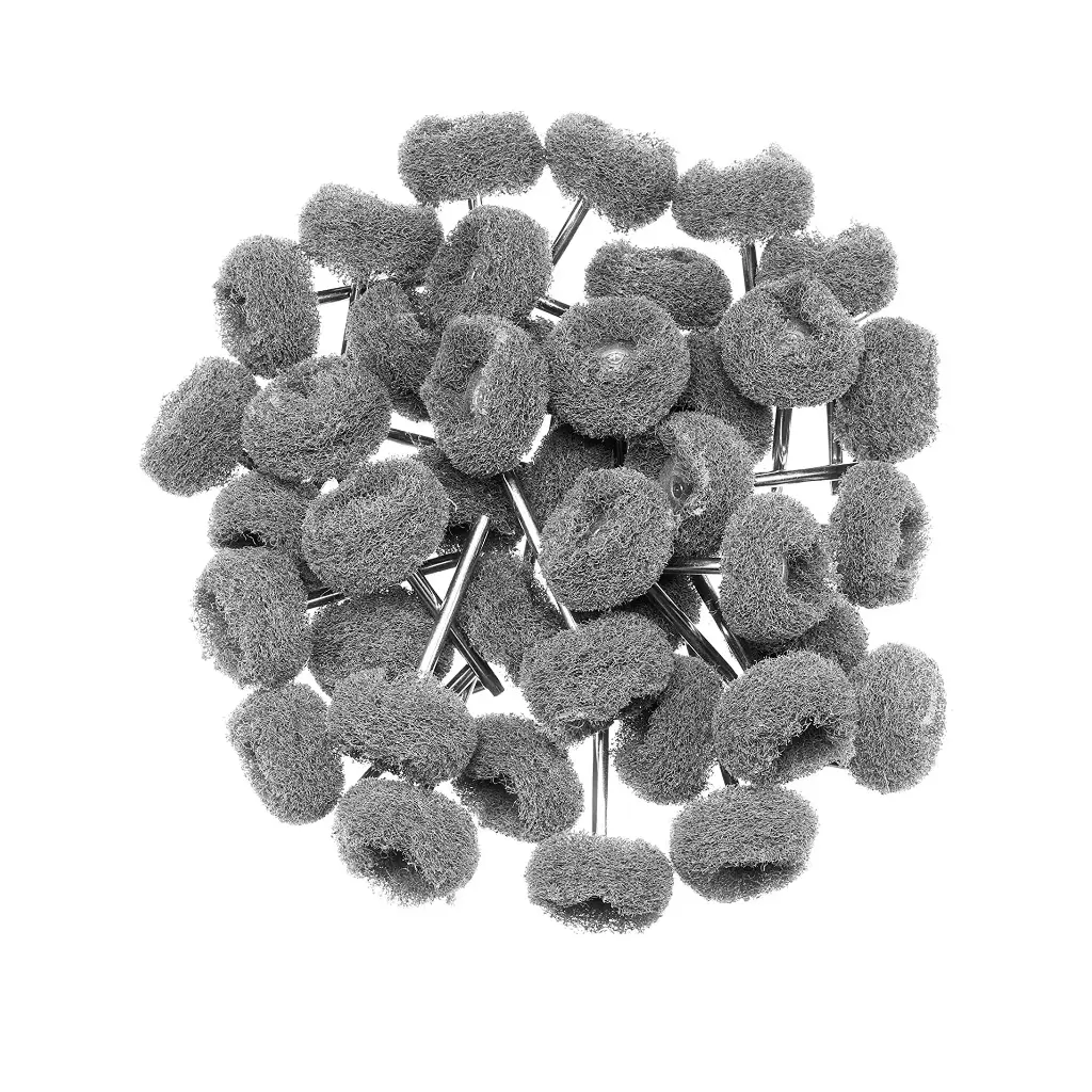 40-Piece Felt Polishing Wheel Set with Shank – 1 Inch Size, 800 Grit