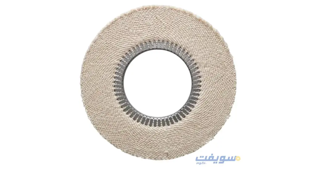 White Natural Sisal Disc – 400 mm | 8" Bore | 1" Thickness 🇹🇷
