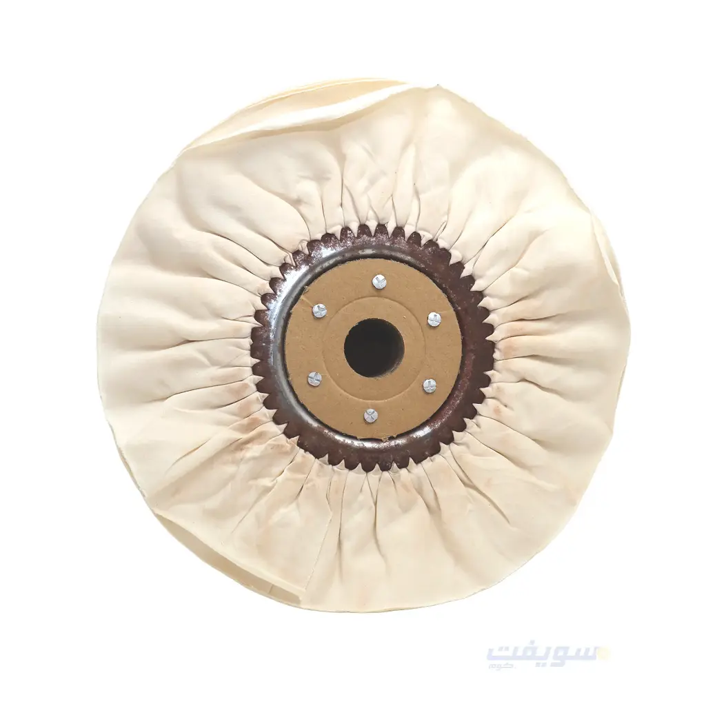 Turkish White Cardboard Core Buffing Wheel – 12 Inch 
