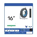 أداء مثالي للجلخ الخشن – حجر 123 الأسود/الأسمر 16×2×5 بوصة
