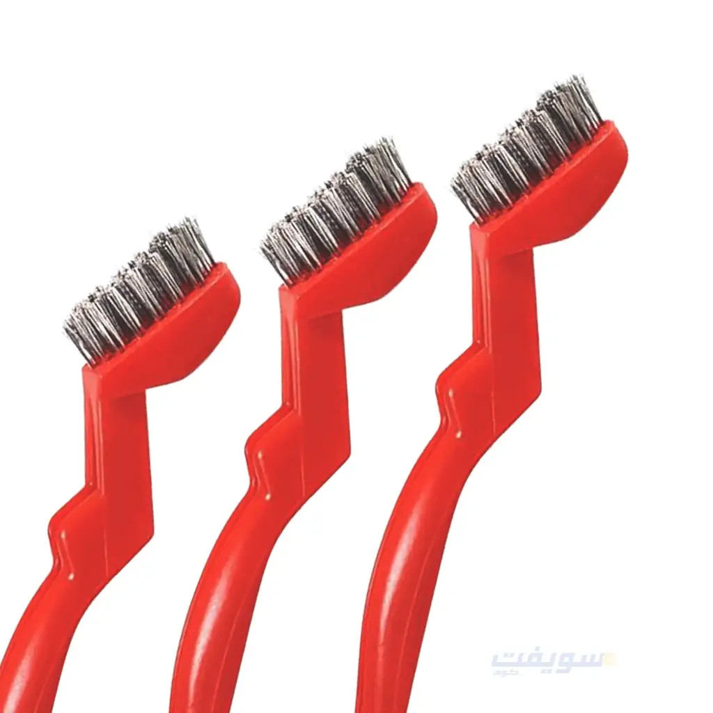 3-Pack Heavy Duty Stainless Steel Wire Brush Set (Extra Dense)
