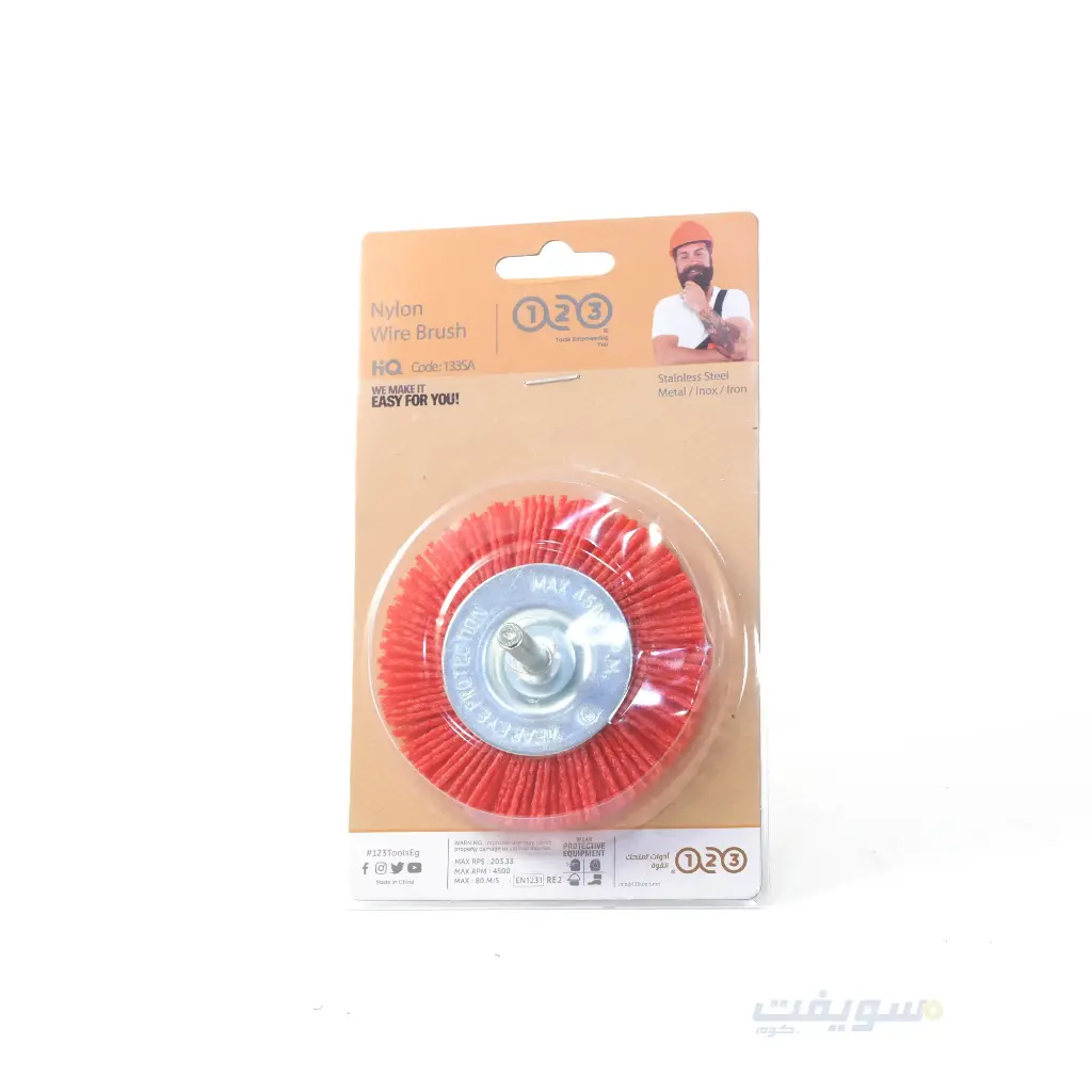 Plastic Brush 123 Red 3 Inch Nylon – Precision and Safe Cleaning