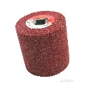 درام لباد غير منسوج أحمر طوبي – 10″ × 10″ من VOLKER | تشطيب متوسط للأسطح المعدنية الكبيرة!