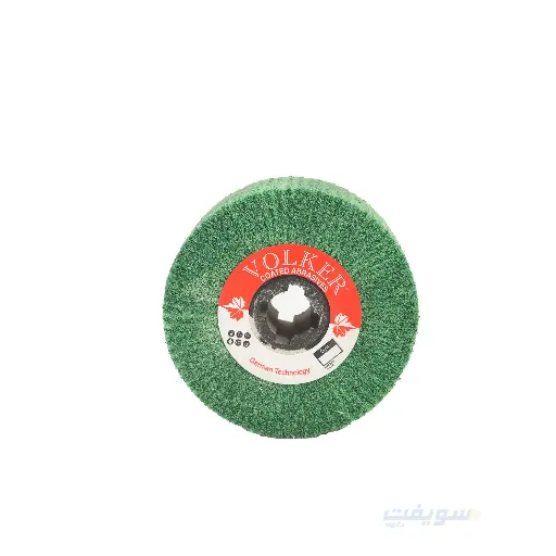 [0004494] درام لباد غير منسوج أخضر متوسط – 10″ × 5″ من VOLKER | توازن مثالي لتنظيف وتلميع المعادن!