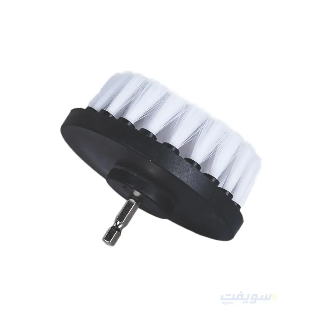 5-Inch Soft Drill Cleaning Brush – White Bristles | DUOSHIDA