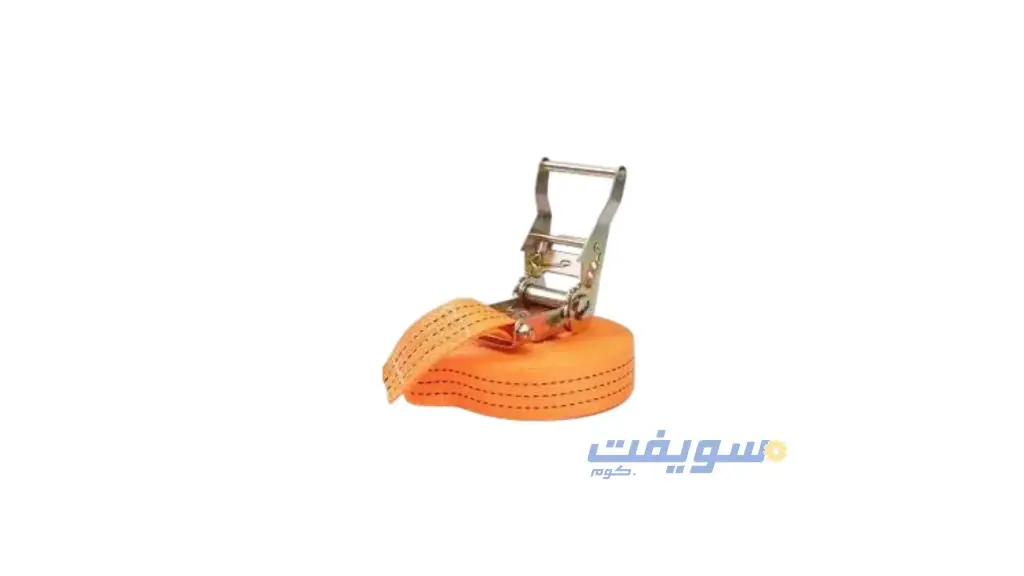 Ratchet Tie-Down Strap for Transport Loads – 800 kg Load Capacity – Stainless Steel Hook