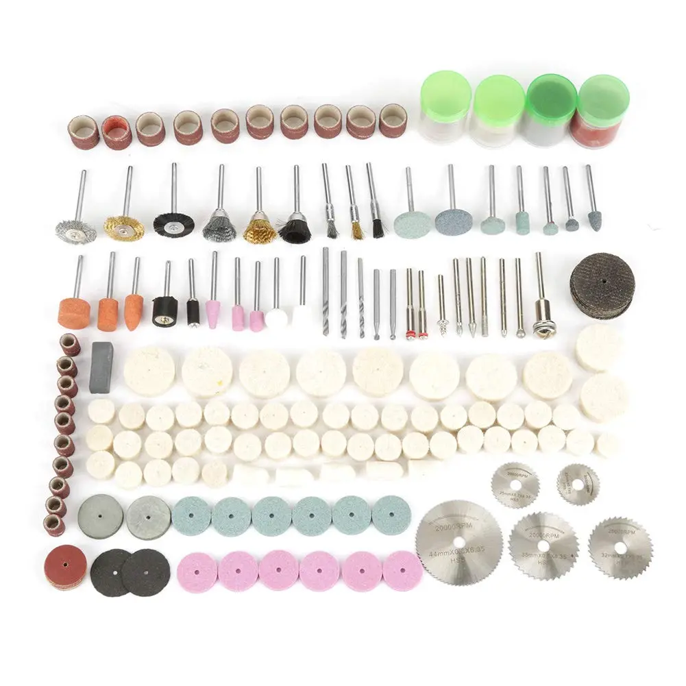 SPTA Comprehensive Dremel Accessories Set – 242 Professional Pieces in a Practical Wooden Case